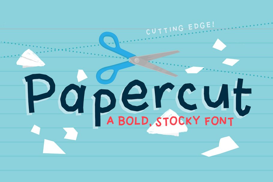 papercut-font