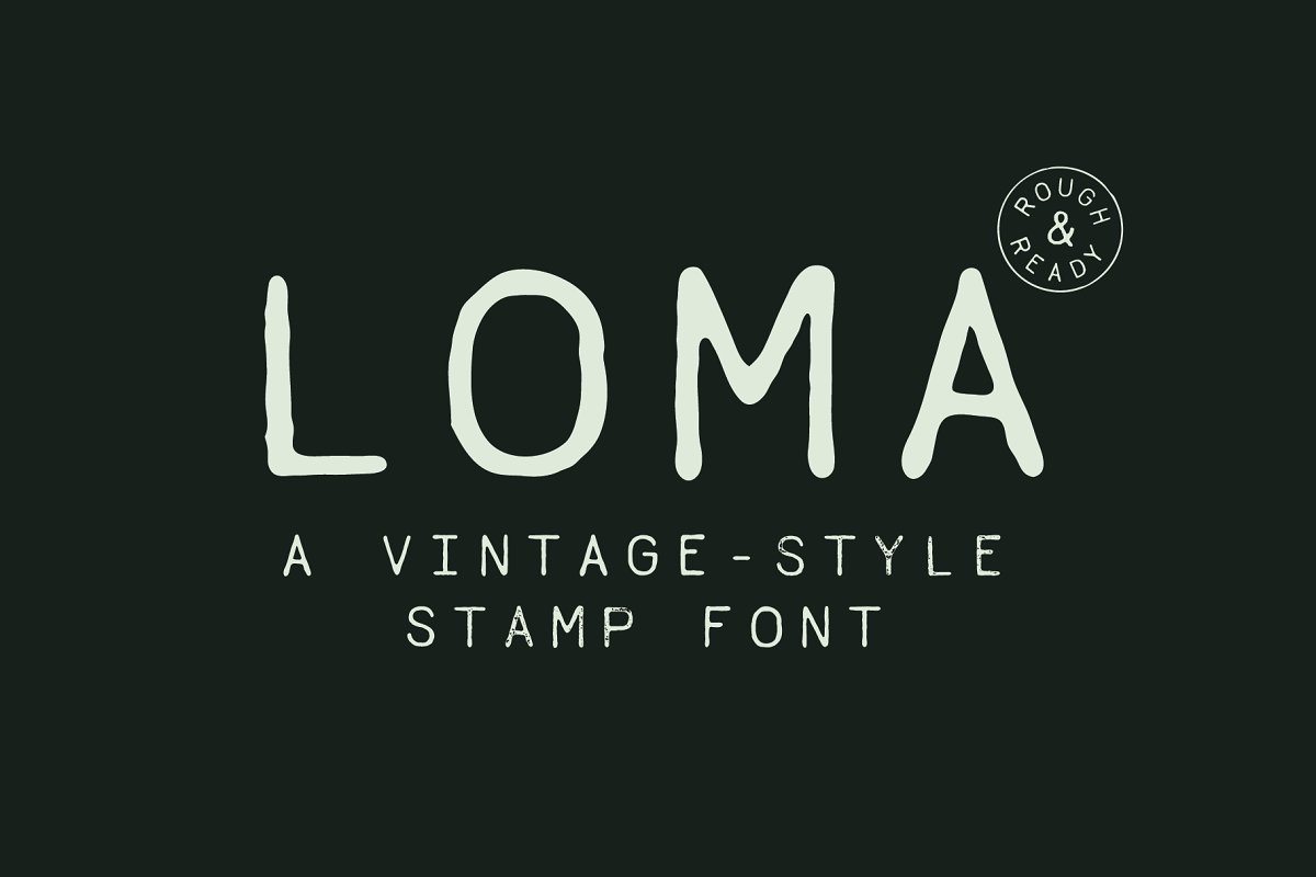 loma-a-vintage-style-stamp-font