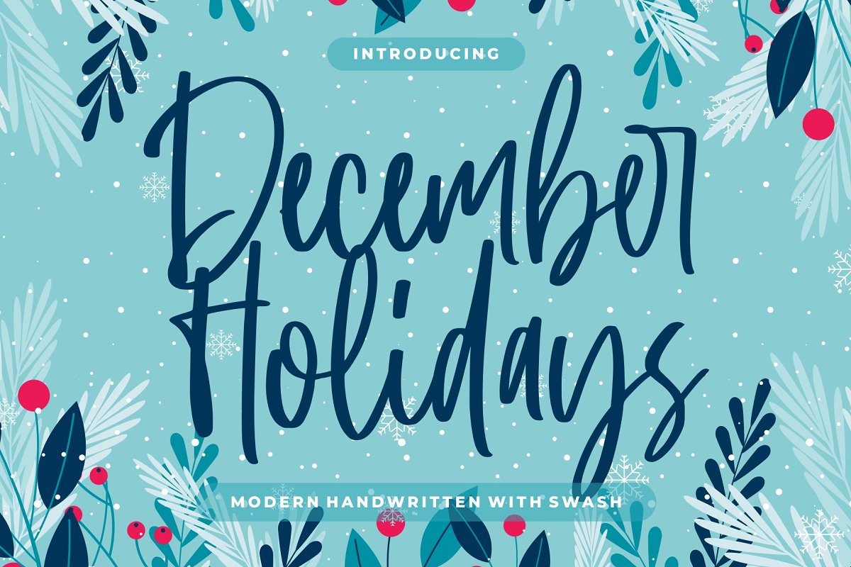 Download December Holidays Font For Free Font Style