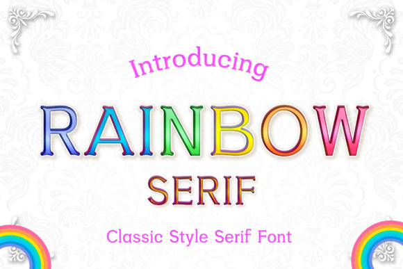 rainbow-serif