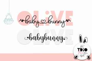 olive-babybunny-font