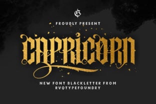 capricorn-font