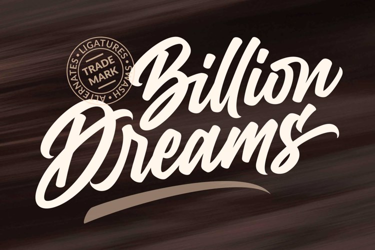 billion-dreams-font