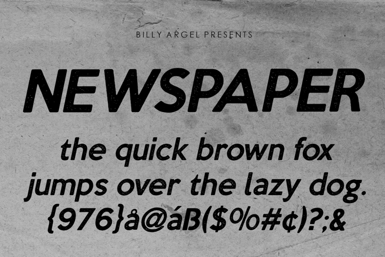 newspaper-font