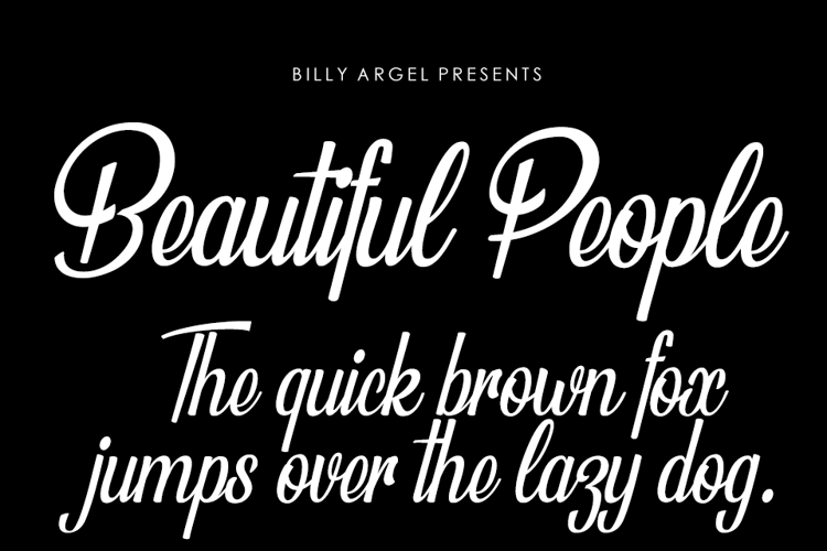 beautiful-people-font