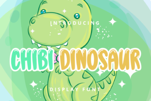 chibi-dinosaur-font