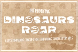 dinosaurus-roar-font