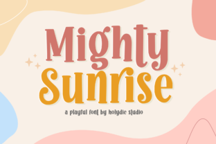 mighty-sunrise-font