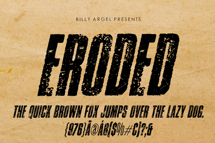 eroded-font