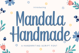 mandala-handmade-font