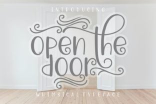 open-the-door-font