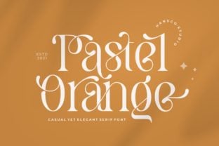 pastel-orange-font