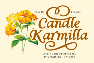 candle-karmilla-font