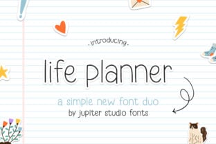 life-planner-duo-font