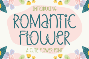 romantic-flower-font
