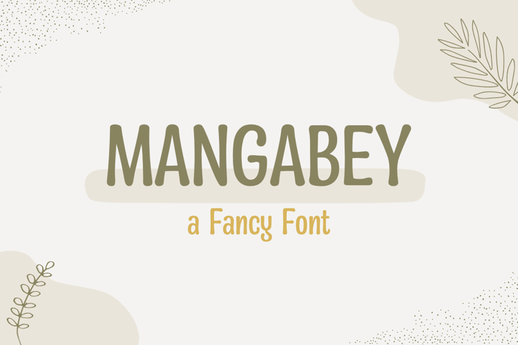 mangabey-font