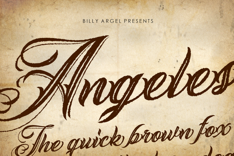 angeles-rough-font