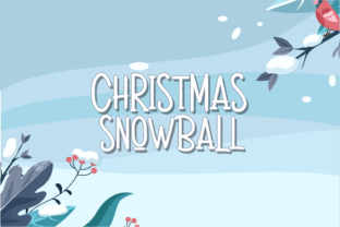 christmas-snowball-font