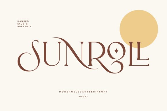 sunroll-font