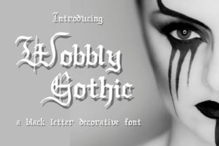 wobbly-gothic-font