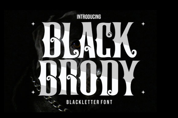 black-brody-font
