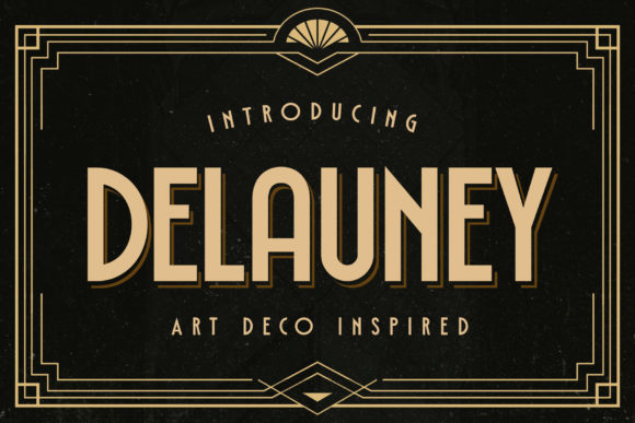 delauney-font