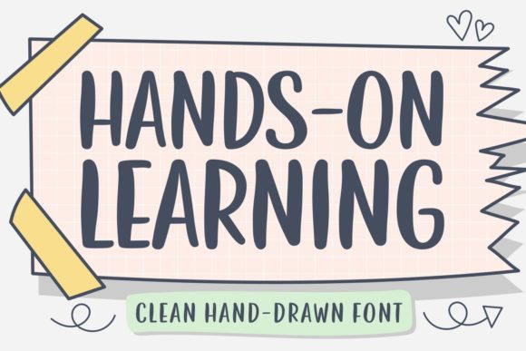 hands-on-learning-font