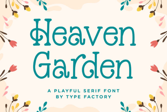 heaven-garden-font