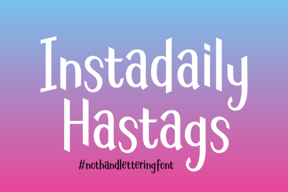instadaily-hastags-font