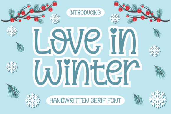 love-in-winter-font