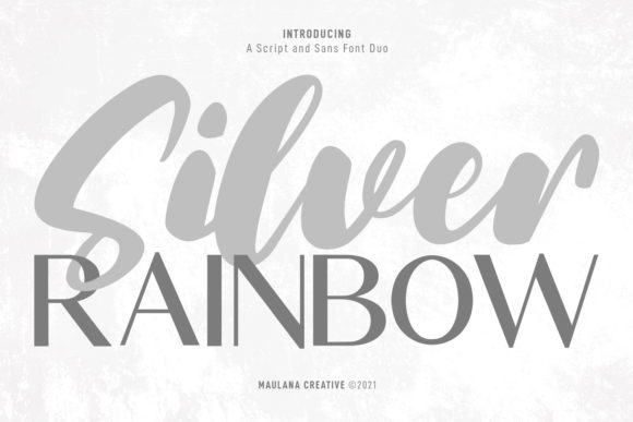 silver-rainbow-font