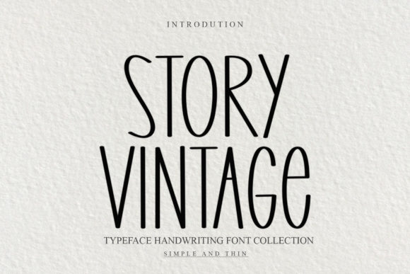 story-vintage-font