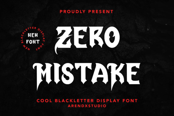 zero-mistake-font