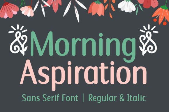 morning-aspiration-font