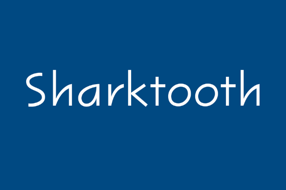 sharktooth-font