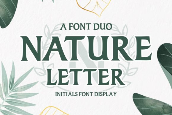 nature-letter-font