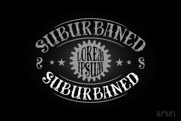 suburbaned-font