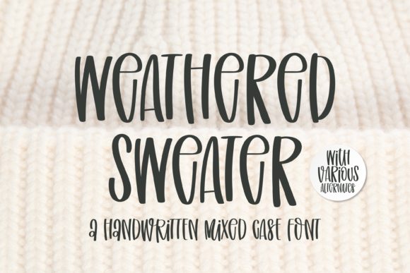 weathered-sweater-font
