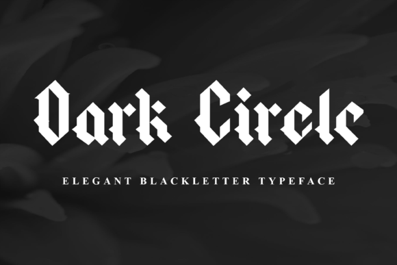 dark-circle-font