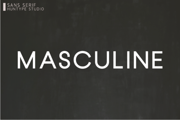 masculine-font