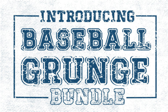 baseball-grunge-font