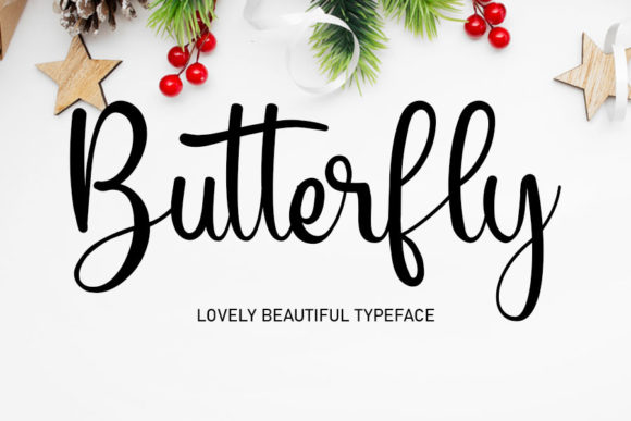 butterfly-font