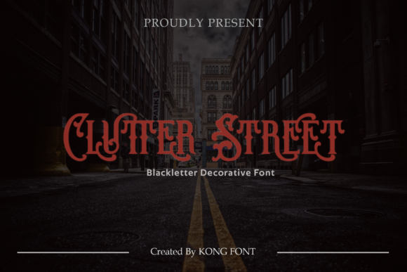 clutter-street-font