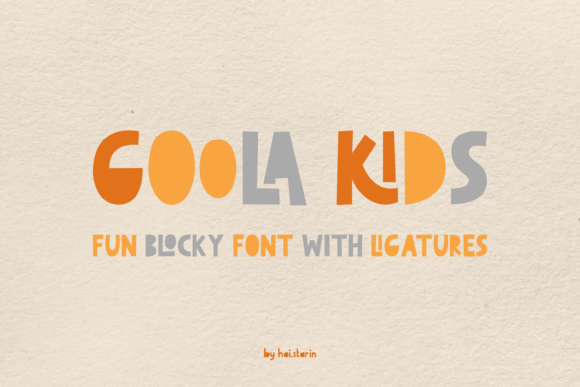 goola-kids-font