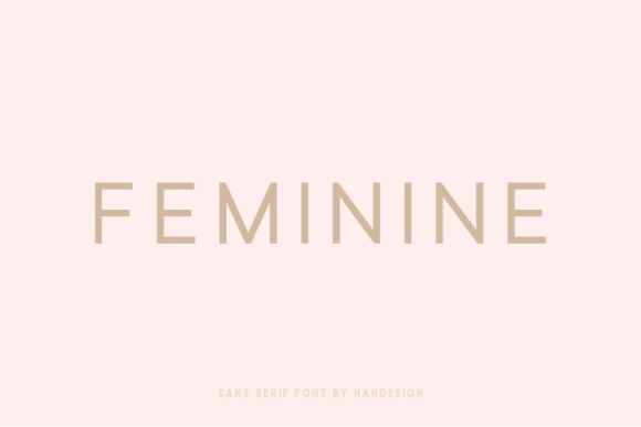 feminine-font