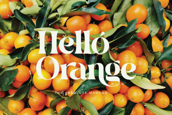 hello-orange-font