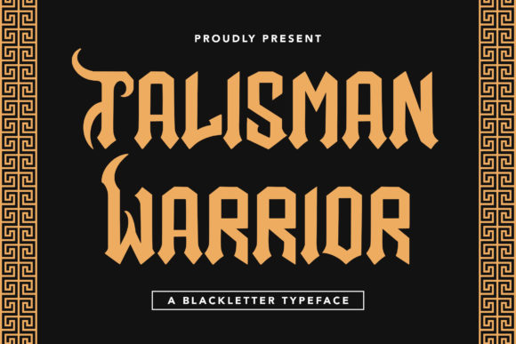 talisman-warrior-font
