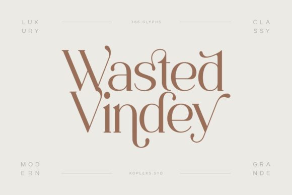 wasted-vindey-font