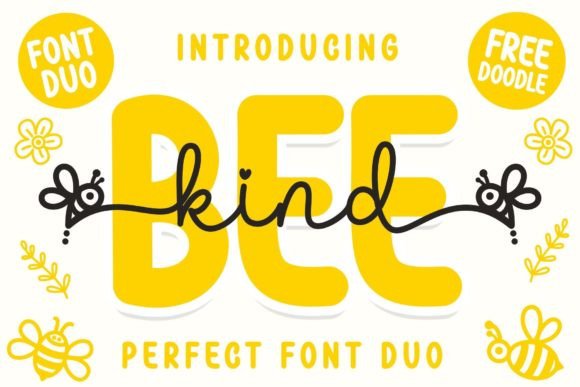 bee-kind-duo-font