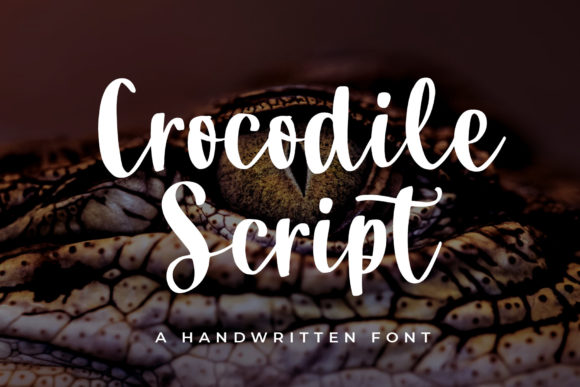 crocodile-script-font